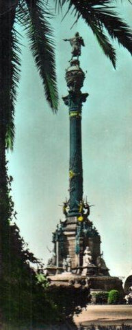 POSTAL PV07382: Monumento a Colon, Barcelona