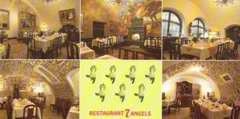 POSTAL PV07381: Restaurant 7 Angels, Praha