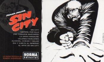 POSTAL PV07325: Publicidad Sin City pelicula de Robert Rodriguez