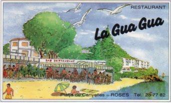 POSTAL PV07324: Restaurant La Gua Gua en Roses