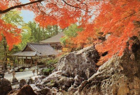 POSTAL PV07285: Biwako Laka-side Ishiyama Temple, Japan