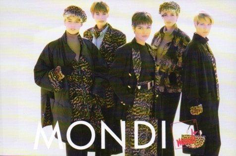 POSTAL PV07254: Publicidad Mondi. Modelos con vestidos estampados en leopardo