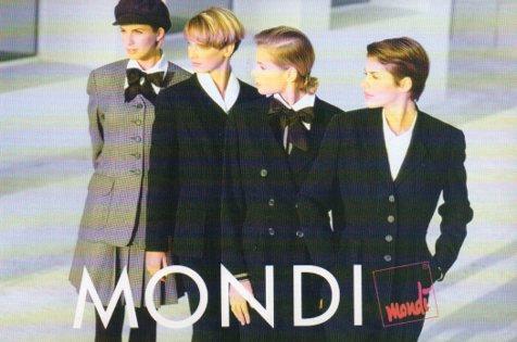 POSTAL PV07257: Publicidad Mondi. Modelos con traje