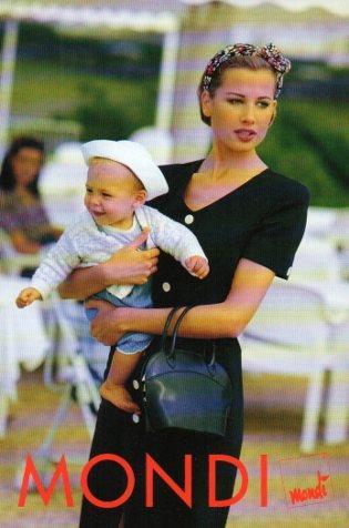 POSTAL PV07262: Publicidad Mondi. Modelo con niño en brazos