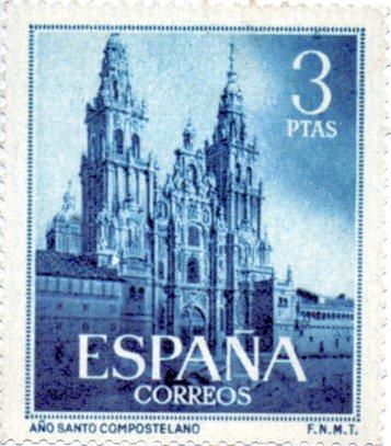 POSTAL PV07265: Sello Año Santo Compostelano 2004