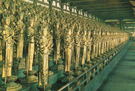 POSTAL PV07289: Kannon Statues of Sanjusangen-do, Japan