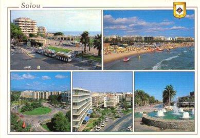 POSTAL PV07615: Vistas varias de Salou, Tarragona