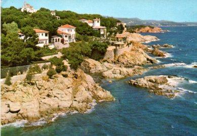 POSTAL PV07616: Mirador y Paseo sobre el mar en S'Agaro, Gerona