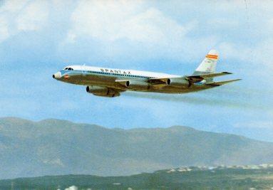 POSTAL PV07621: Convair CV 990 a Coronado de Spantax