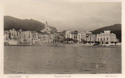 POSTAL PV07564: Playa del Portal en Cadaques, Gerona