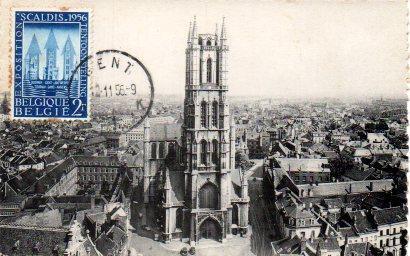 POSTAL PV07566: Eglise Saint Bavon, Gand