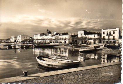 POSTAL PV07578: Vista Barrio de Pescadores en Rosas, Gerona