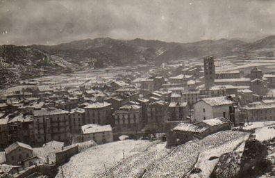 POSTAL PV07588: Ripoll vista parcial en invierno