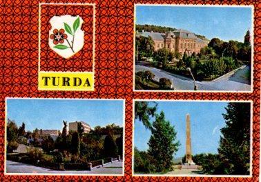 POSTAL PV07637: Vistas varias de Turda, Rumania