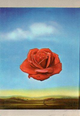 POSTAL PV07690: Rosa meditativa, Teatro Museo Dali en Figueras