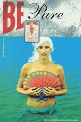 POSTAL PV07705: Publicidad Beefeater BePure