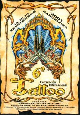 POSTAL PV07697: 6ª Convencion Internacional Tattoo en Barcelona 2001