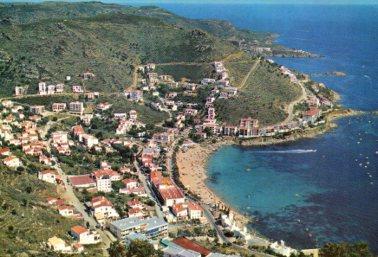 POSTAL PV07648: Vista aerea parcial de Canyelles Petites en Rosas, Girona