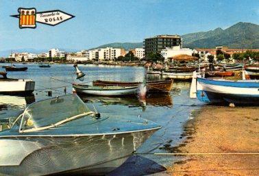 POSTAL PV07641: Puerto de pescadores en Rosas, Gerona