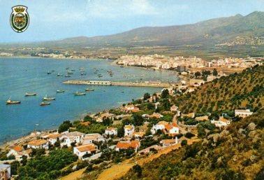 POSTAL PV07640: Vista panoramica de Rosas, Gerona