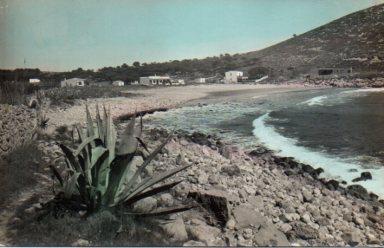 POSTAL PV07662: Playa del Mongo en La Escala, Gerona