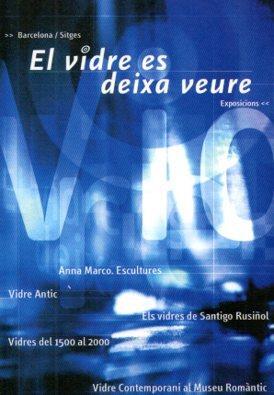 POSTAL PV07450: Exposicio El Vidre es deixa veure, Museu Romantic a Sitges