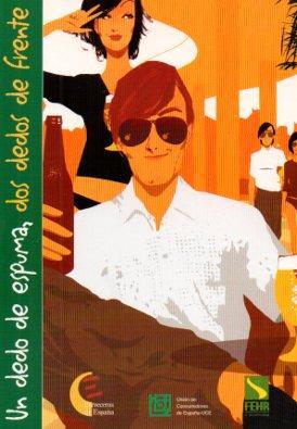 POSTAL PV07458:Publicidad Un dedo de espuma, dos dedos de frente cartel por Berto Martinez 2001