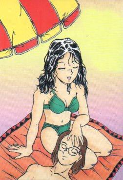 POSTAL PV07546: MUCHOCOMI. Las chicas y el verano, autor Miguel Angel Mulet