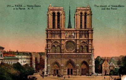 POSTAL PV08107: Notre-Dame et le Parvis
