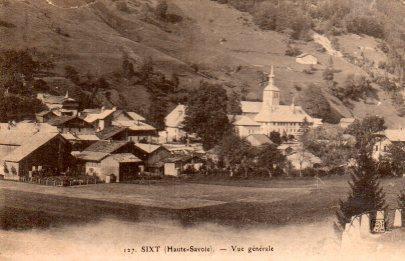 POSTAL PV08114: Vue generale Sixt (Haute-Savoie)