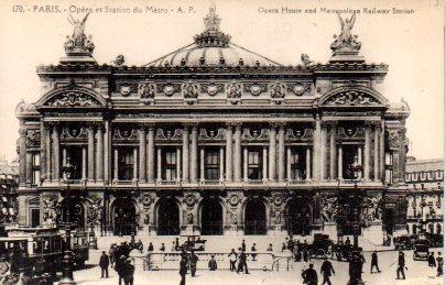 POSTAL PV08103: Opera et Station du Metro, Paris
