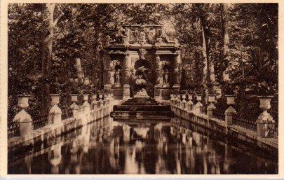 POSTAL PV08091: Fontaine Medicis, Jardin du Luxembourg Paris