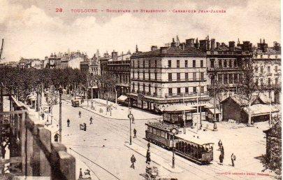 POSTAL PV08101: Boulevard de Strasbourg. Carrefour Jean-Jaures, Tolouse