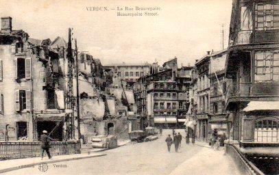 POSTAL PV08120: La Rue Beaurepaire, Verdum