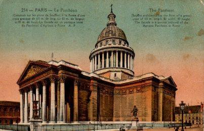 POSTAL PV08149: Pantheon vue, Paris