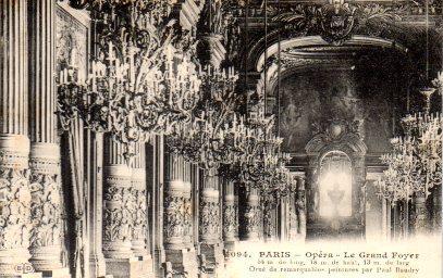 POSTAL PV08126: Paris. Opera - Le Grand Foyer