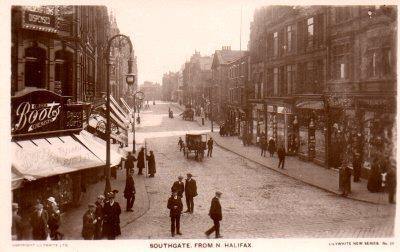 POSTAL PV08032: Southgate from N. Halifax, England