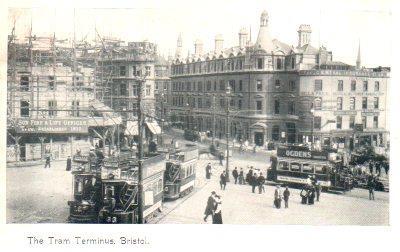 POSTAL PV08029: The Tram Terminus, Bristol