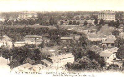 POSTAL PV08019: Quartier de la Gare et les Casernes, Sainte-Menehould