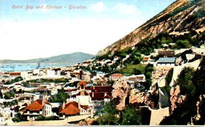 POSTAL PV08234: Rosia Bay and Harbour, Gibraltar