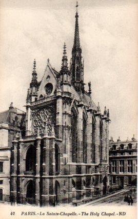 POSTAL PV08294: The Sainte-Chapelle, Paris