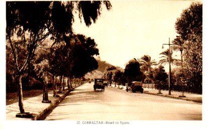 POSTAL PV08233: Road to Spain, Gibraltar