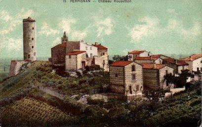 POSTAL PV08189: Chateau Roussillon, Perpignan