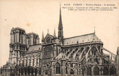 POSTAL PV08201: Notre-Dame - l'Abside, Paris