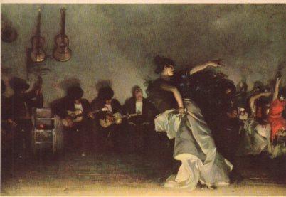 POSTAL PV07812: El Jaleo por J. Singer Sargent