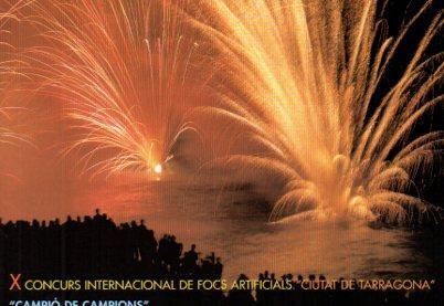 POSTAL PV07815: X Concurs Internacional de Focs Artificials, Tarragona 1999