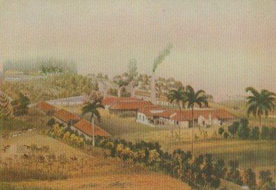 POSTAL PV07799: Ingenio Azucarero, grabado siglo XIX