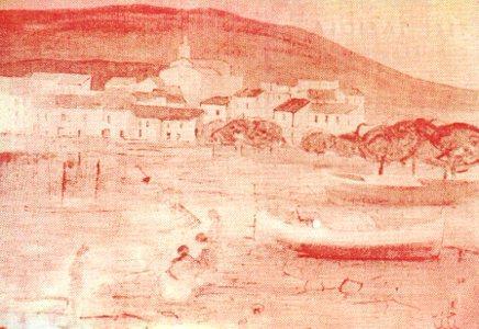 POSTAL PV07860: Titi Tapiola aguatintes, Inaguracio a Galeria Agora Sitges 1977