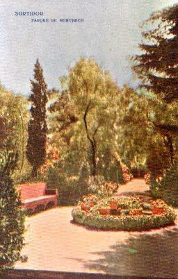 POSTAL PV07739: Surtidor en Parque de Montjuich, Barcelona