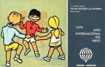 POSTAL PV07717: Loteria Nacional. Año Internacional del Niño 1979. Serie L Nº 3